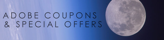 Adobe Coupons - UPDATED DAILY - Best Prices, Coupons, Discounts, Adobe Photoshop, Lightroom, Elements, Flash, Dreamweaver