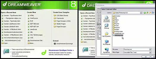 Click to launch the free Dreamweaver video tutorial from Total Training