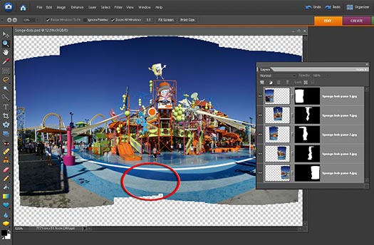 Photomerge Tutorial Working With Photomerge In Photoshop Elements 6 Photoshopsupport Com