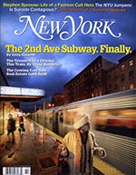James Porto - New York Magazine Cover