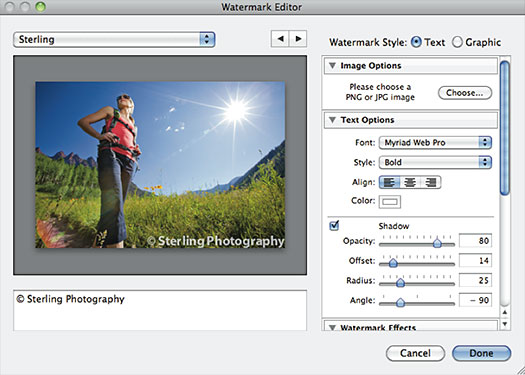 More Flexible Watermarks In Lightroom 3 — Photoshop Lightroom 3 Tutorial