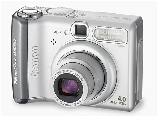 CANON'S NEW POWERSHOT A520 DIGITAL CAMERA