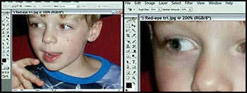 New Adobe Photoshop CS2 - Photoshop 9 - Remove Red Eye