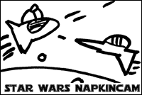 Can't Make It To A Star Wars Premiere? Experience It Online With Star Wars NapkinCam