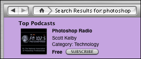 Adobe Photoshop Blog - Get Photoshop Radio Podcasts In The iTunes Music Store