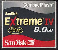 SanDisk Introduces SanDisk Extreme IV CompactFlash - Digital Camera Flash Card