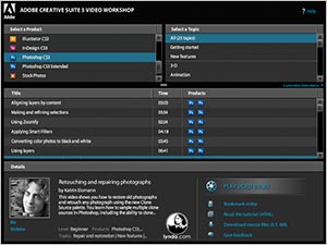 Adobe Offers Free Photoshop CS3 Video Tutorials At Their CS3 Video Workshop Site