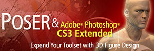 e frontier Announces Poser Exporter and Content for CS3 - Plus Exclusive 20% Discount On Poser 7