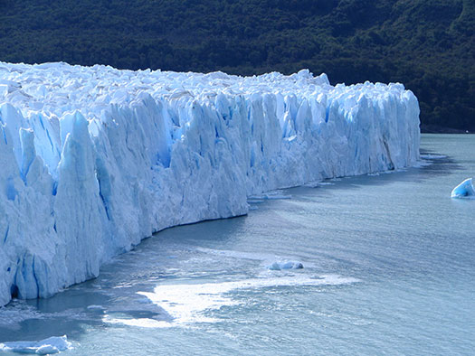 Deep Blue Ice From Chile - Digital Camera Photo Op