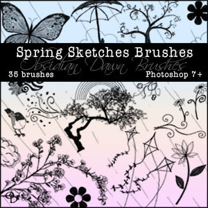 Obsidian Dawn Photoshop Brushes Compilation CD