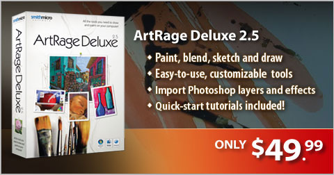 ArtRage Deluxe 2.5 Offers Custom Painting Tools, Photo Tracing And Video Tutorials for Artists