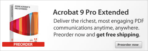 Adobe Acrobat 9 Pro - FREE TRIAL DOWNLOAD