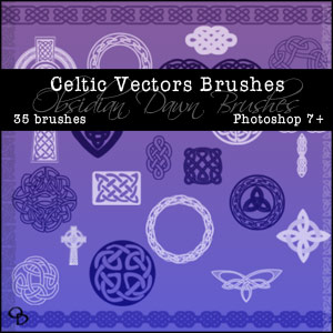Obsidian Dawn Photoshop Brushes Compilation CD
