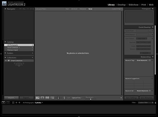 Importing Images Into Photoshop Lightroom 2