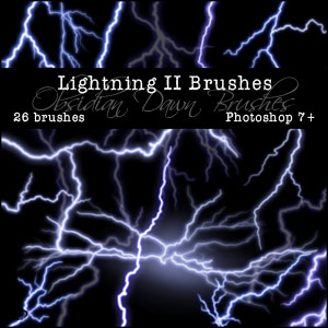 Stars Photoshop Brushes - Free Photoshop Brushes Lightening 2 Photoshop Brushes - Free Photoshop Brushes