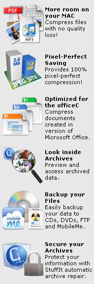 StuffIt Deluxe 2009 for Mac With New Leopard Compatibility For Quick Look, Time Machine And MobileMe