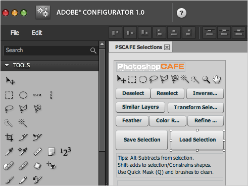 Adobe Configurator - Photoshop CS4 Panel Configurator
