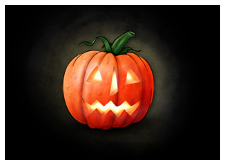 Photoshop Tutorial - How To Paint In Photoshop Using A Mouse - Halloween Pumpkin Photoshop Tutorial