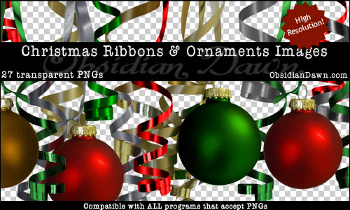 free photoshop frames christmas. Christmas Ribbons And Christmas Ornaments Transparent PNGs. Want Free 