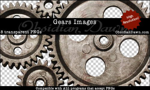 Transparent PNGs Images - Gears - From Obsidian Dawn
