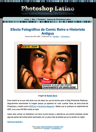 Photoshop Latino - Spanish Language Photoshop Blog