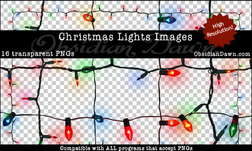 Christmas Lights Transparent PNGs