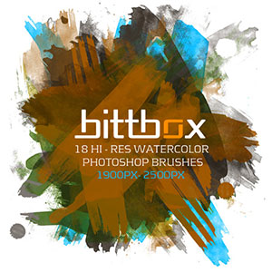 BittBox Watercolor Photoshop Brushes Reach A Million Downloads