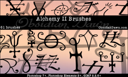 Alchemy Vectors II - Photoshop Brushes
