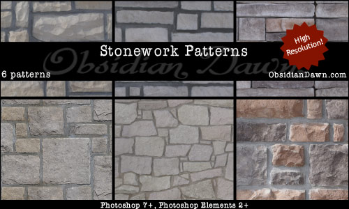 Stonework Photoshop Patterns