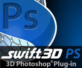 Electric Rain Releases Swift 3D PS - 3D Plug-In for Photoshop CS4 Extended