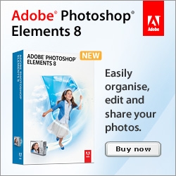 Photoshop Elements 8 software available for Windows and Mac