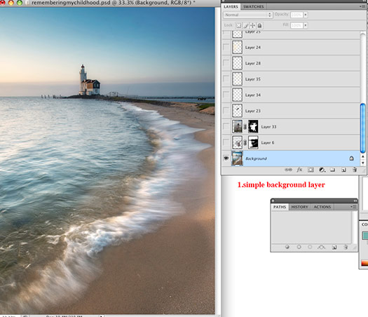 Using Colors And Textures And Layers In Photoshop - Photoshop Tutorial From Claudia McKinney