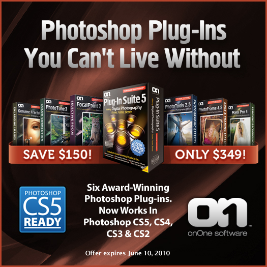 OnOne Software Photoshop Plugins Suite - $150 Off - Six Top Photoshop Plugins, Including Genuine Fractals
