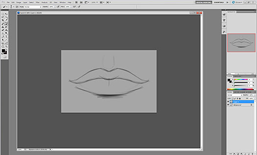 How To Paint Realistic Lips In Photoshop CS5