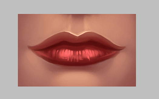 How To Paint Realistic Lips In Photoshop CS5