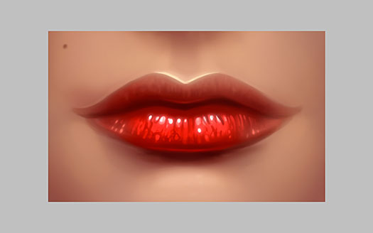 How To Paint Realistic Lips In Photoshop CS5