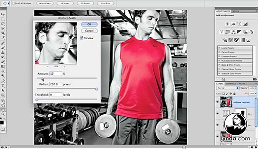 Photoshop CS5: Athletic Retouching Projects - Free Video Clips