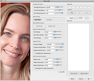 Beauty Box Photo skin retouching plugin