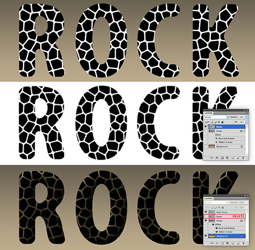 Rock Text Effect - Photoshop Tutorial