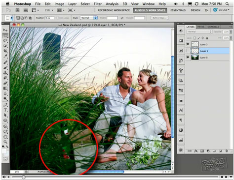 Photoshop How-To: When You Can't Cut It Out, Cover It Up