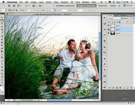 Photoshop How-To: When You Can't Cut It Out, Cover It Up