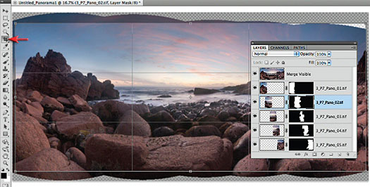 Tweaking Photomerged Images In Photoshop - Photoshop Tutorial From Mark Galer