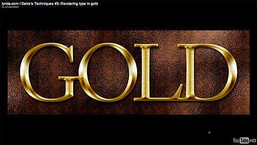 gold images photoshop. Deke's Techniques is a collection of short Photoshop and Illustrator 