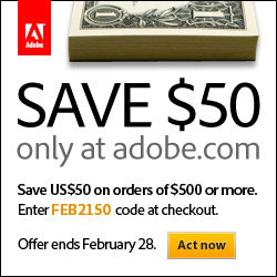 Adobe Special Offers Page