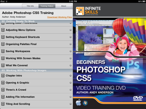 iPad App Features 230 Photoshop HD Video Tutorials