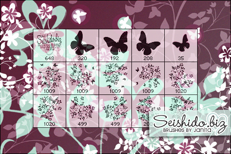 free photoshop patterns paper. Free Photoshop Brushes From Janita - Fancy Flowers