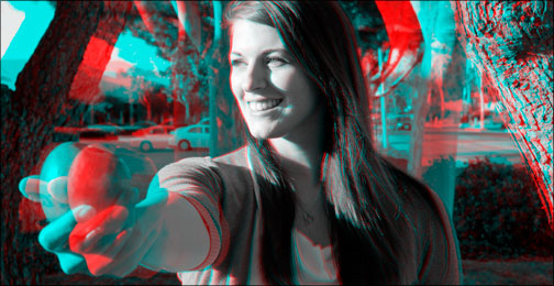 how to create a classic anaglyphic stereoscopic 3D image in Photoshop
