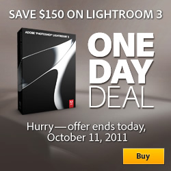 Get 50% Off Photoshop Lightroom - Tuesday, October 11 - One Day Only - You Pay Only $149