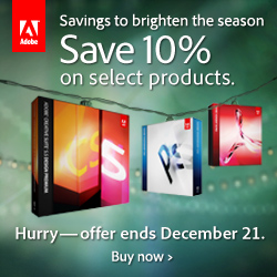 Receive 10% Off On Select Adobe Products In the North America Online Store