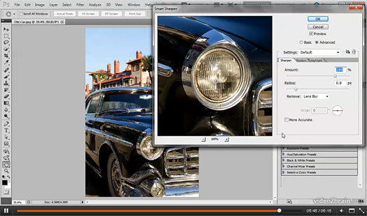 4 Free Photoshop Videos - Sharpening In Photoshop And Lightroom